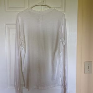 Rag and bone white cotton Henley - Size M